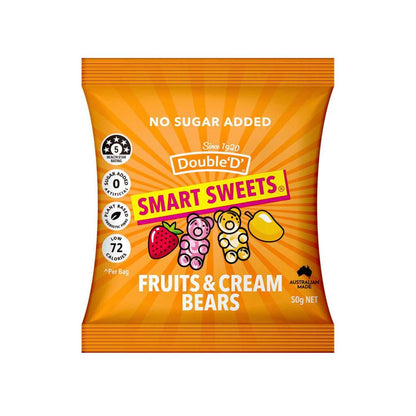 Double D Smart Sweets Fruits N Cream - 50g