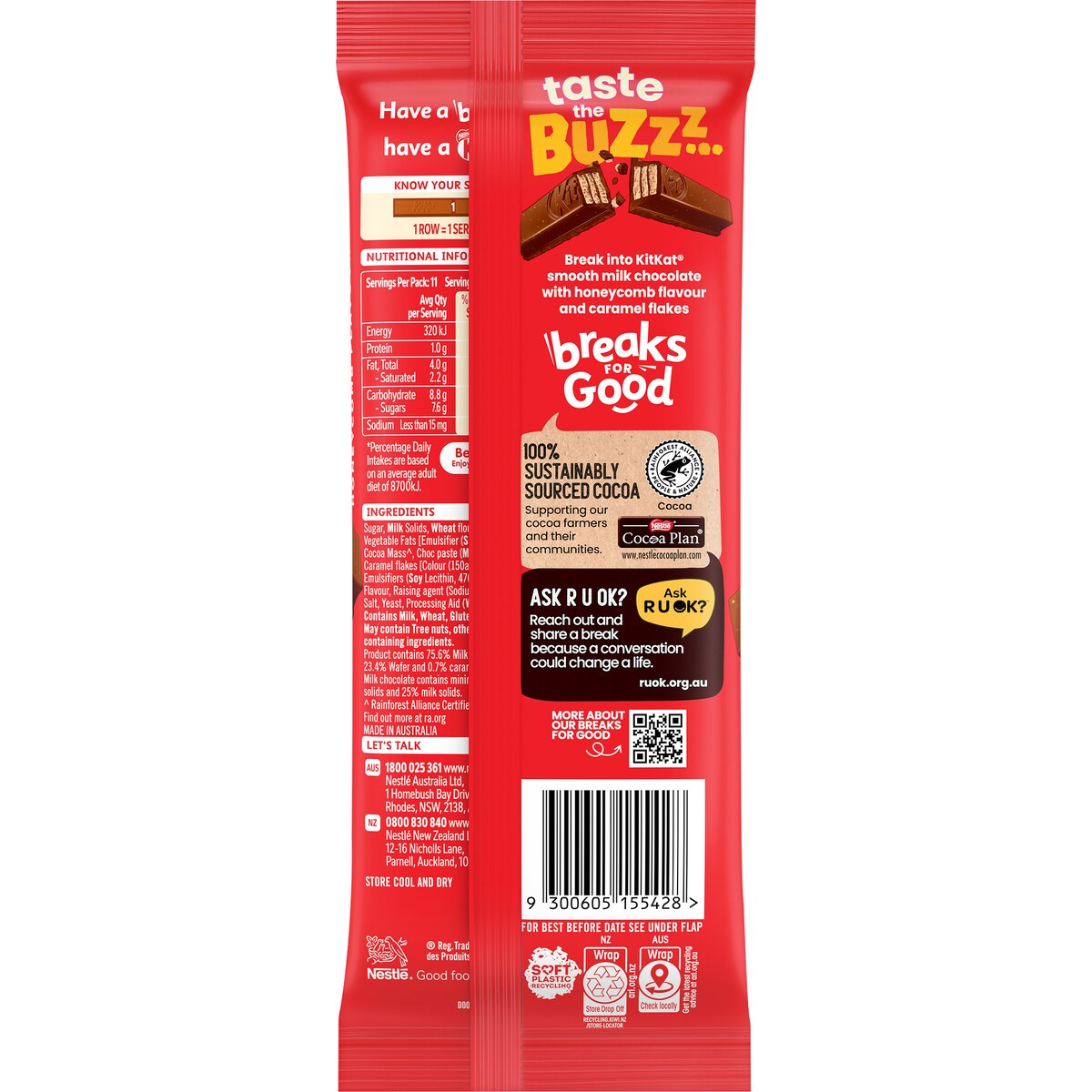 Kitkat Honeycomb Buzz Block Block 160g