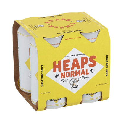 Heaps Normal Half Day Hazy Can 375ml - 4 Pack