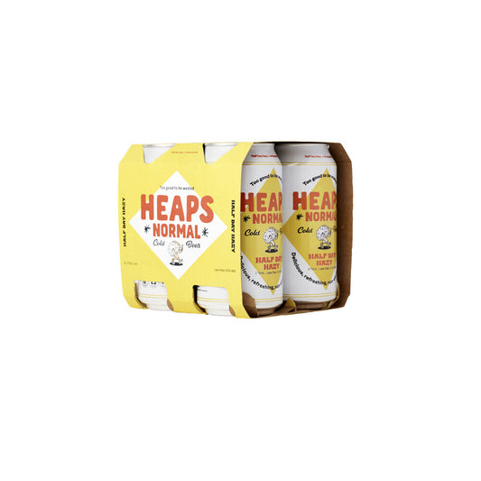 Heaps Normal Half Day Hazy Can 375ml - 4 Pack
