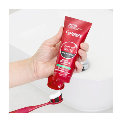 Colgate Optic White Pro Series Teeth Whitening Toothpaste Vividly Fresh With 5% Hydrogen Peroxide - 80g