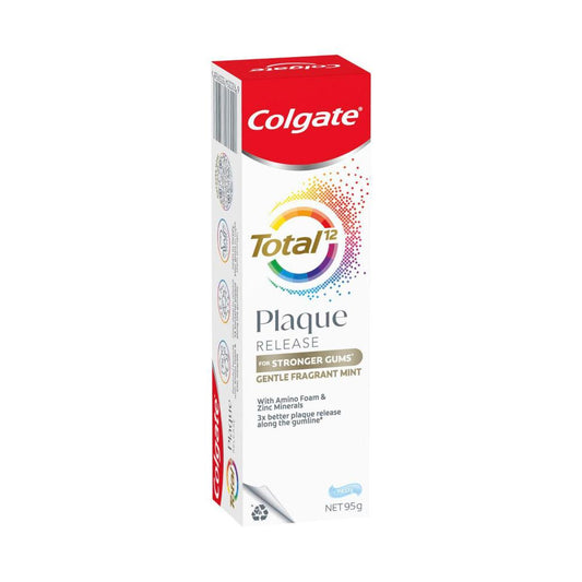 Colgate Total Toothpaste Plaque Release & Gum Gentle Fragrant Mint - 95g