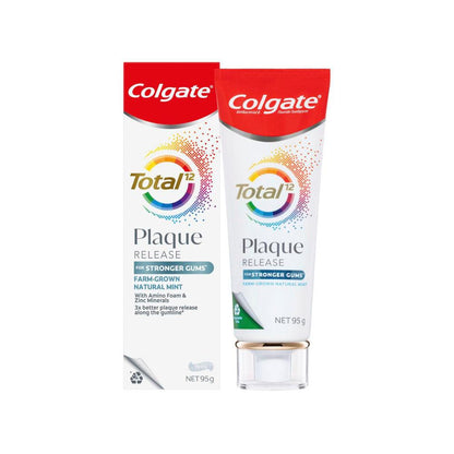 Colgate Total Toothpaste Plaque Release & Gum Farm Natural Mint - 95g