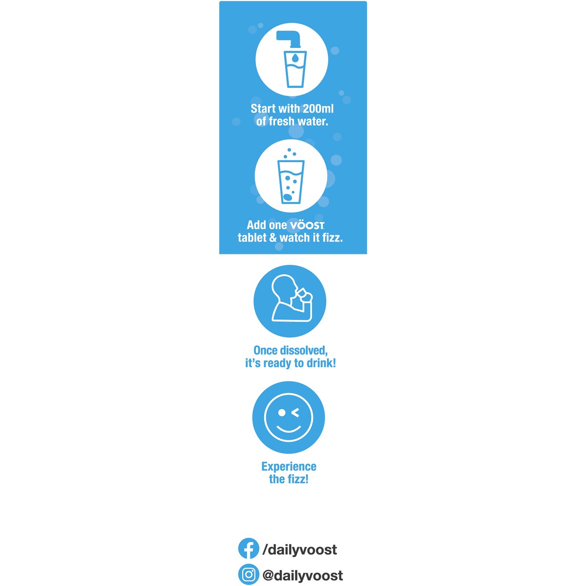 VOOST Effervescent Magnesium Tablets 40 pack