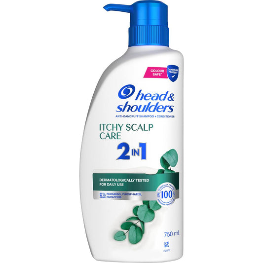 Head & Shoulders 2 In 1 Itchy Scalp Care Shampoo & Conditioner 750ml