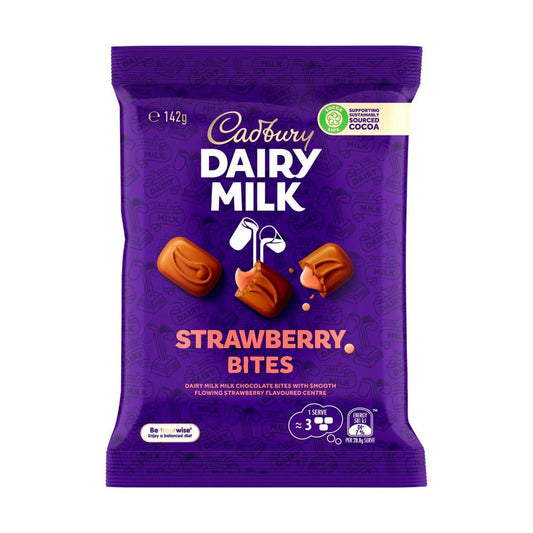 Cadbury Dairy Milk Strawberry Chocolate Bites - 142g