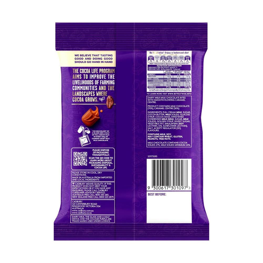 Cadbury Dairy Milk Caramello Chocolate Bites - 142g