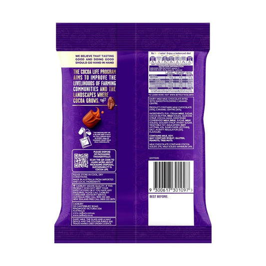 Cadbury Dairy Milk Caramello Chocolate Bites - 142g