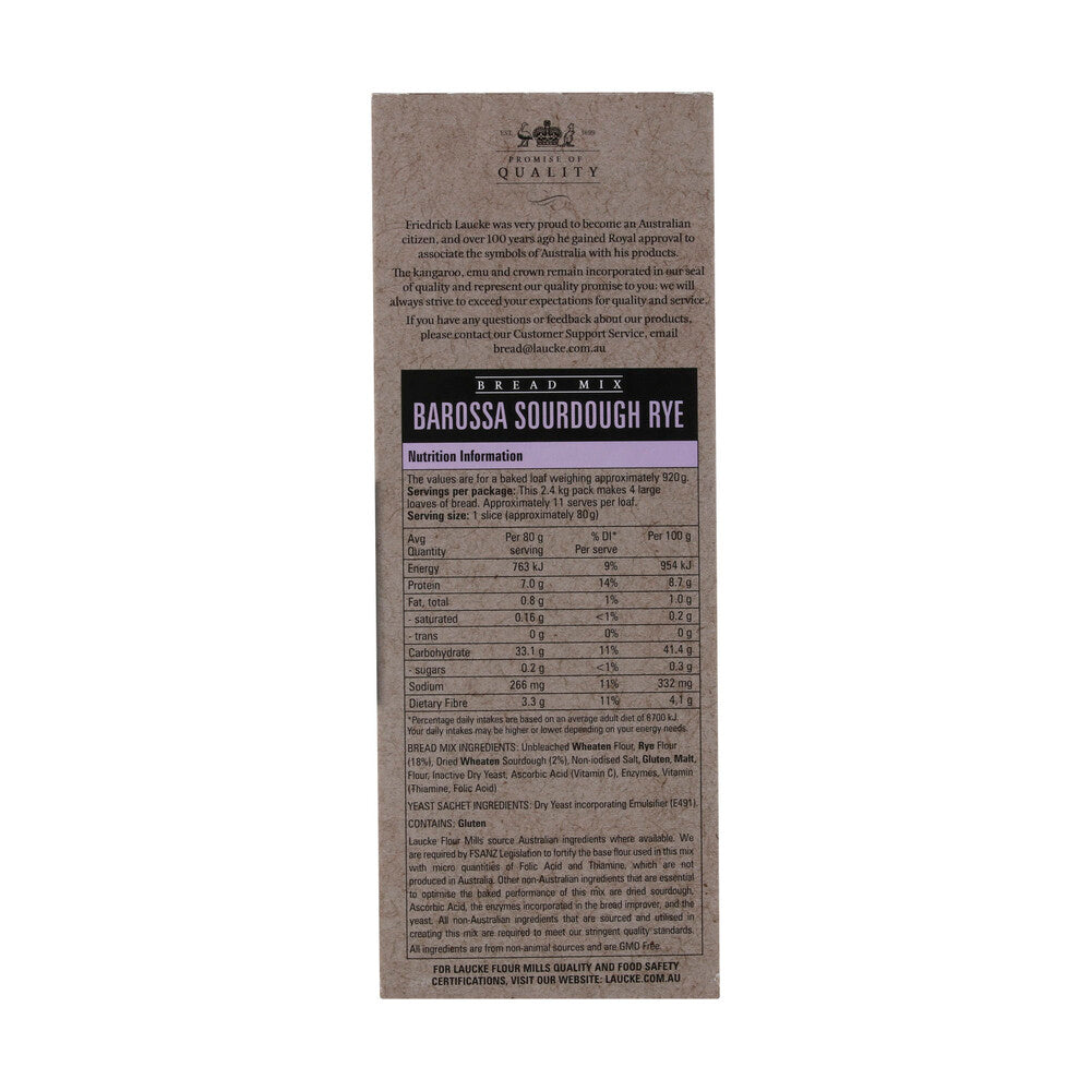 Laucke Barossa Sour Dough Bread Mix - 2.4kg