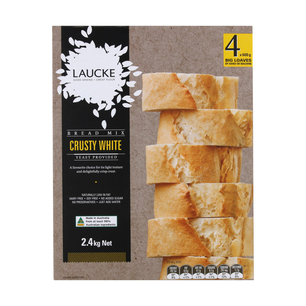 Laucke White Crusty Flour Bread Mix - 2.4kg
