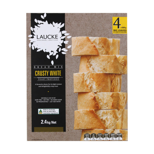 Laucke White Crusty Flour Bread Mix - 2.4kg