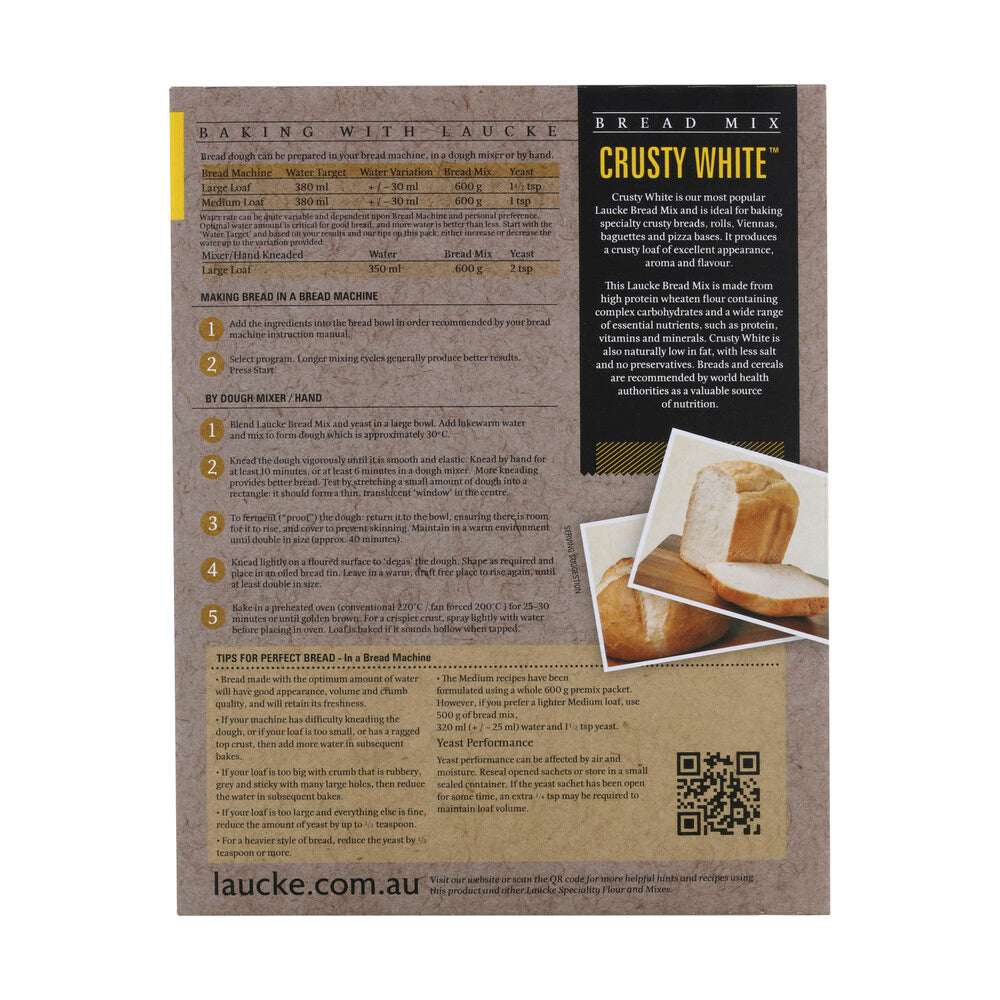 Laucke White Crusty Flour Bread Mix - 2.4kg