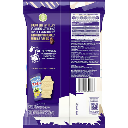 Cadbury Dream Freddo White Chocolate Mini Bars 12 Pack