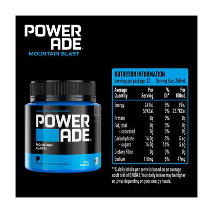 Powerade Mountain Blast Powder - 500g