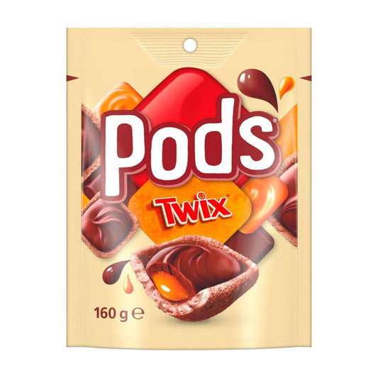 Pods Twix Chocolate Snack & Share Party Bag - 160g