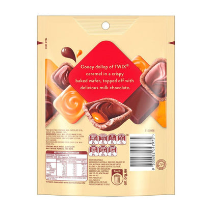 Pods Twix Chocolate Snack & Share Party Bag - 160g