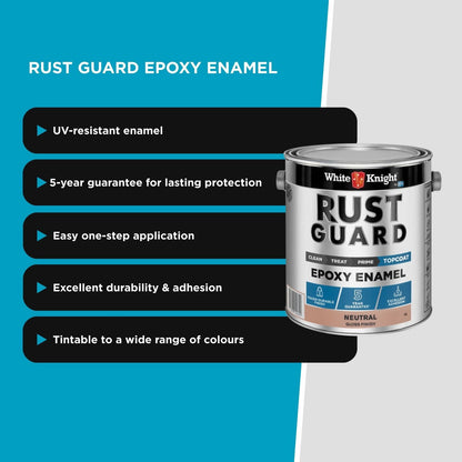 White Knight Rust Guard Epoxy Enamel - 4L