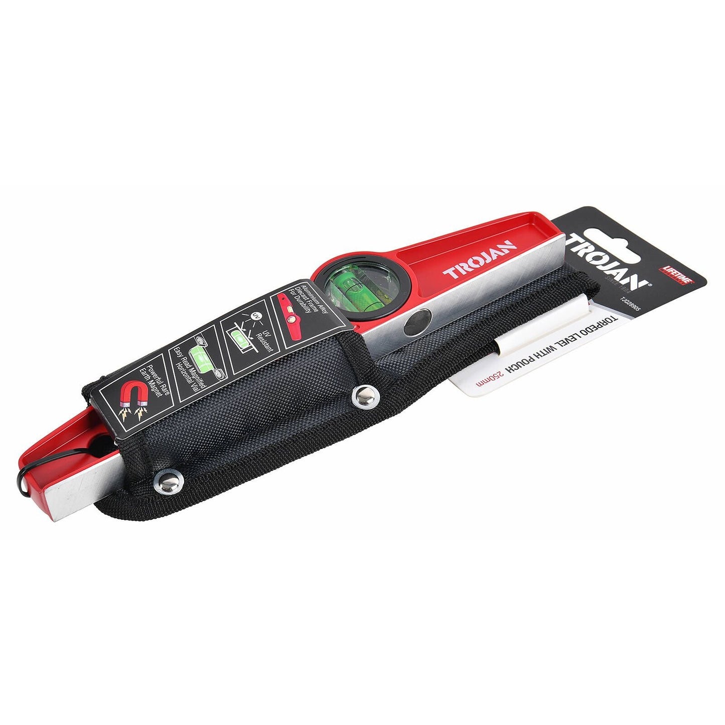 Trojan Torpedo Level with Pouch - 250mm