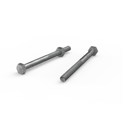 Zenith Hot Dip Galvanised Hex Head Bolts - M6 x 75mm - 25 Pack