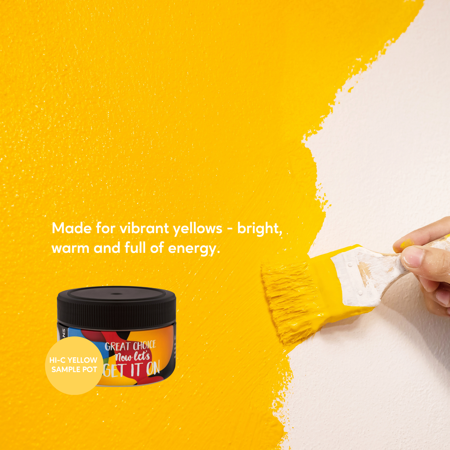 Taubmans Hi C Yellow Sample Pot - 250ml