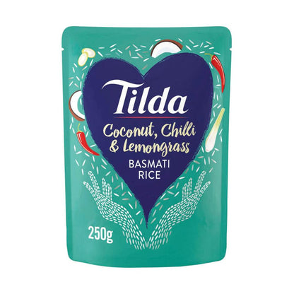 Tilda Steamed Coconut Chilli & Lemongrass Rice - 250g