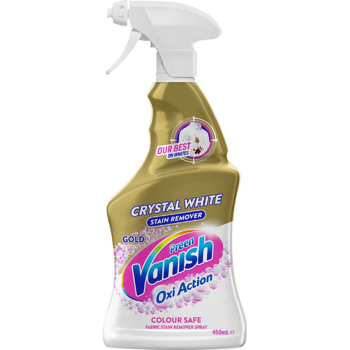 Vanish Gold Pro White Stain Remover Spray 450ml