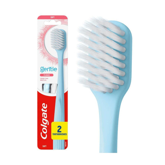 Colgate Gentle Clean Soft Toothbrush - 2 Pack