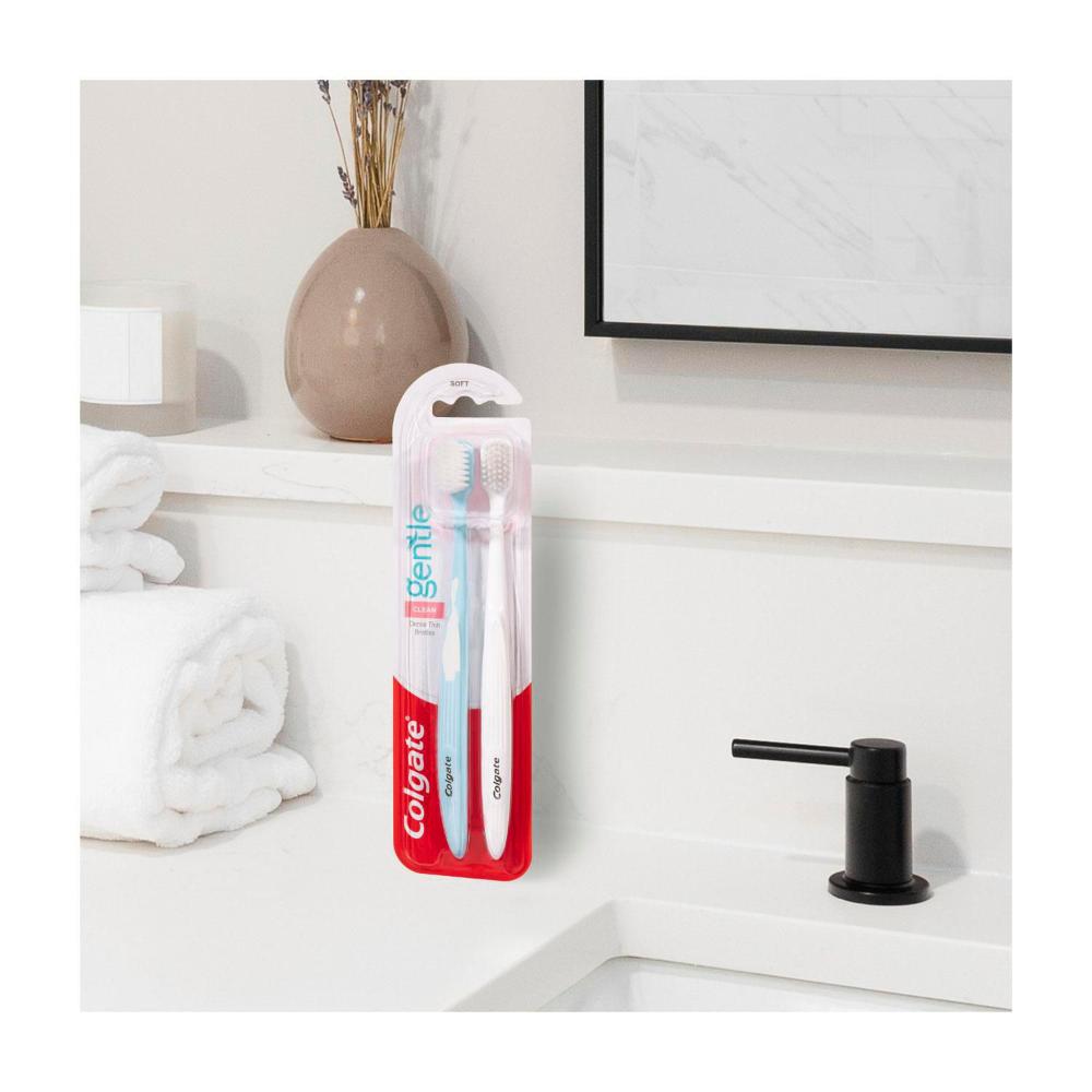 Colgate Gentle Clean Soft Toothbrush - 2 Pack