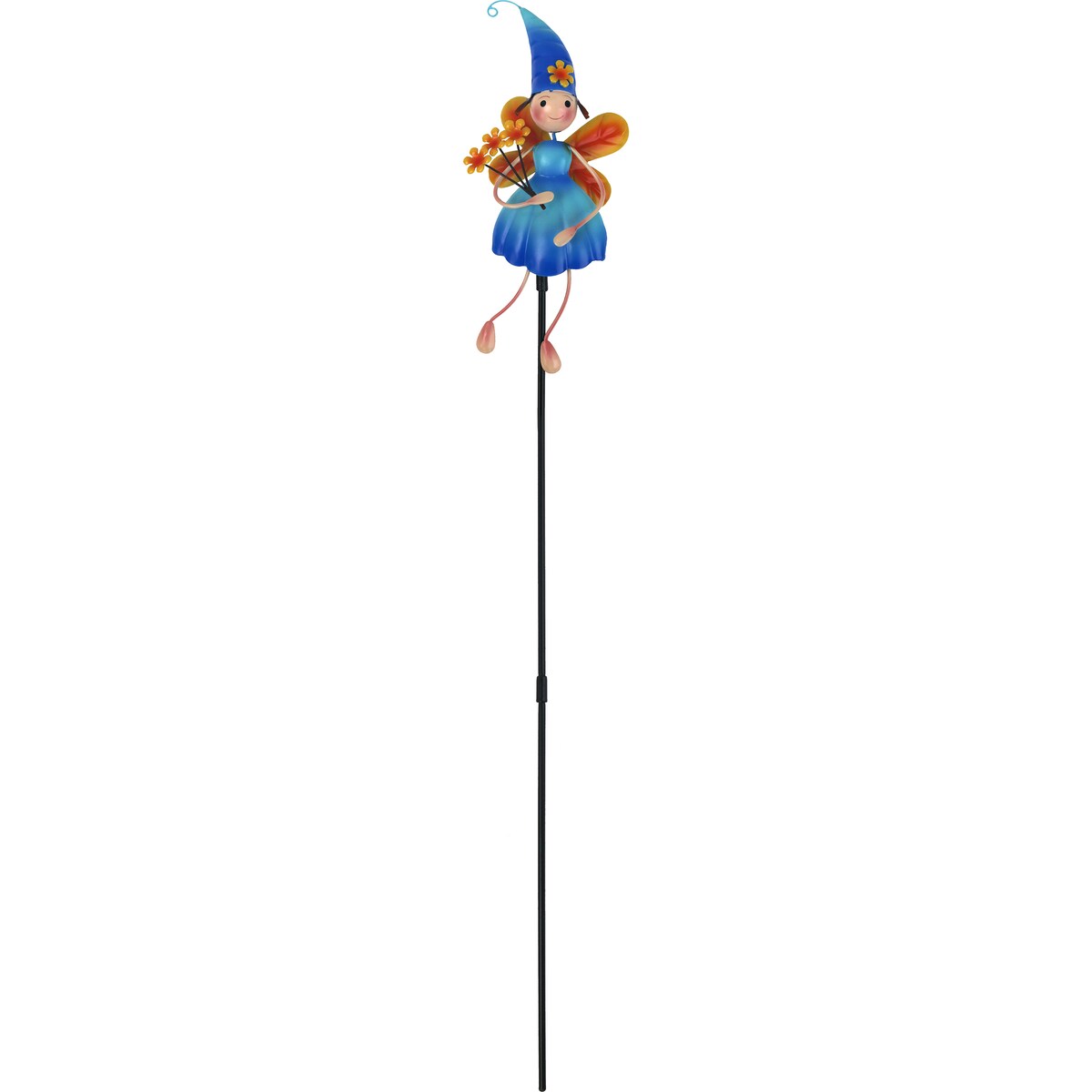 Green Gardener Metal Stake Fairy Blue Each