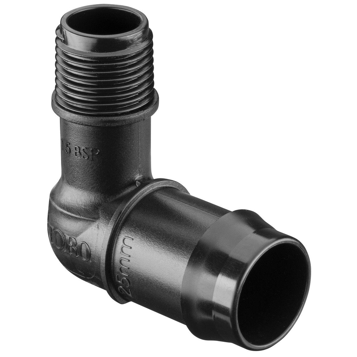 Toro 25mm Male Barbed Threaded Elbow - Polypropylene - Durable