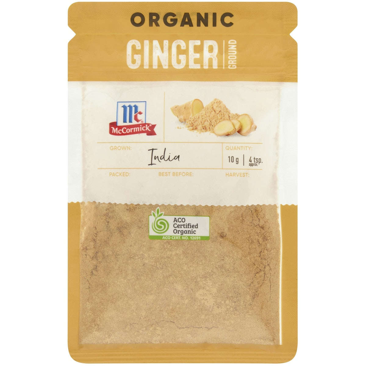 McCormick Organic Ginger Powder 10g