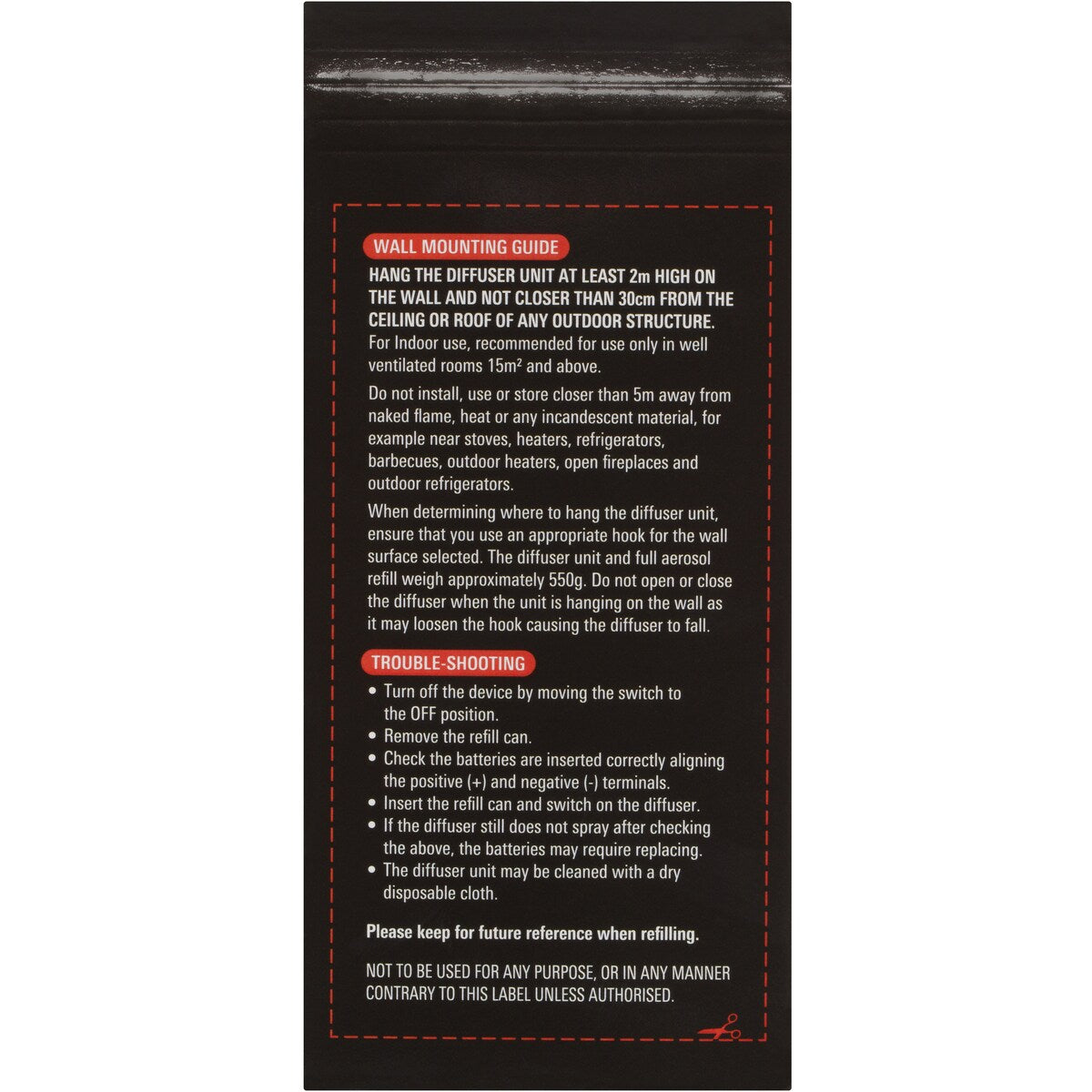 Mortein Powergard Odourless Multi-Insect Automatic Spray 154g
