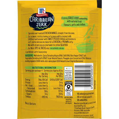 Mccormick Caribbean Style Street Food Seasoning 25g