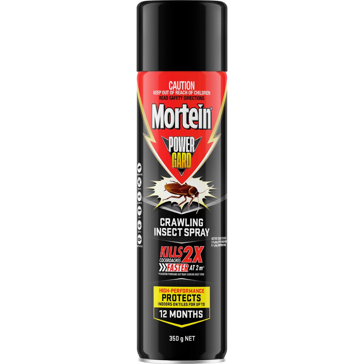 Mortein Powergard Crawling Insect Surface Spray 350g