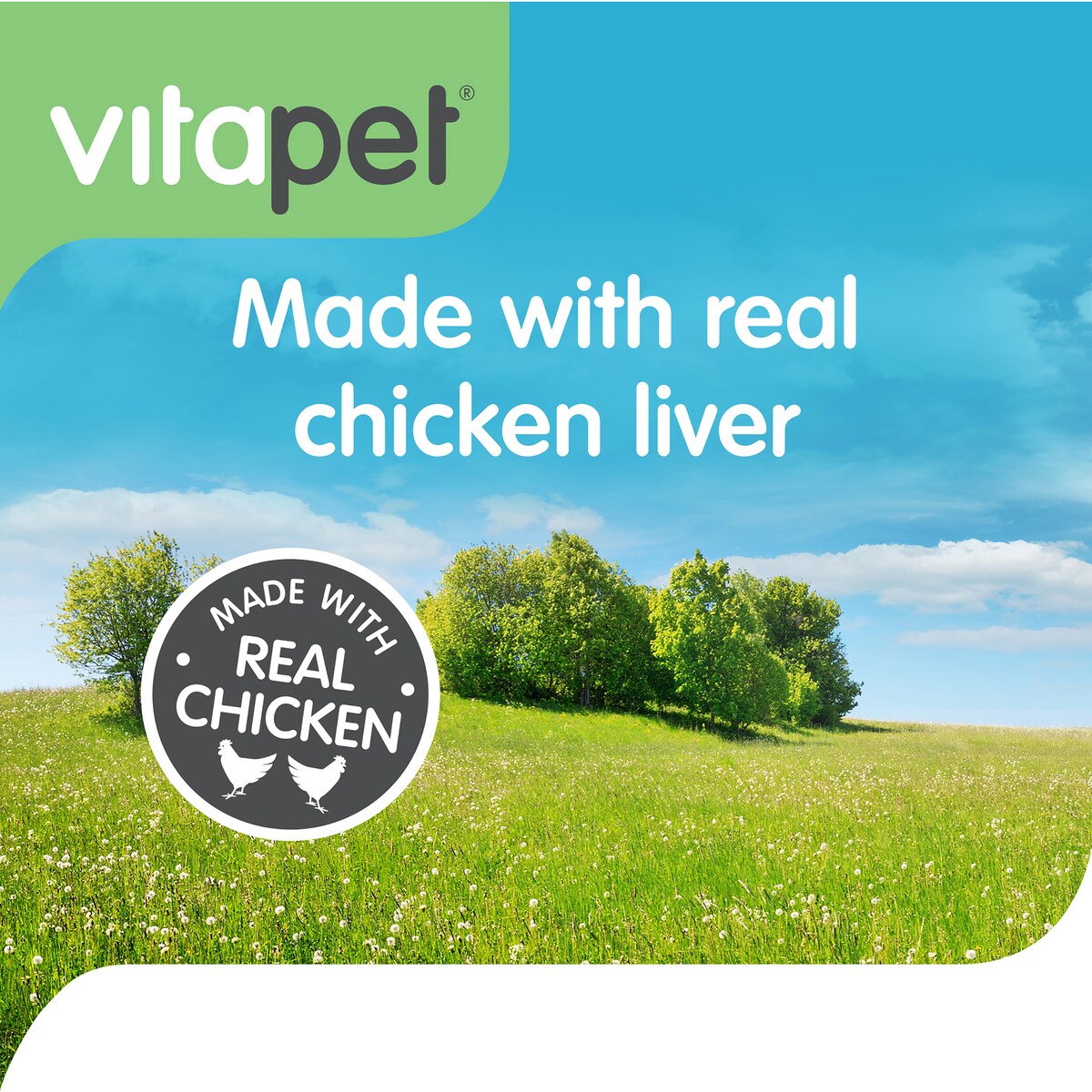 Vitapet Rawhide Barrels Filled With Chicken Liver 400g