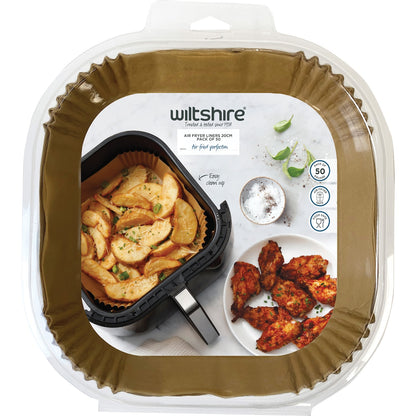 Wiltshire Air Fryer Liners 20cm Square 50 Pack