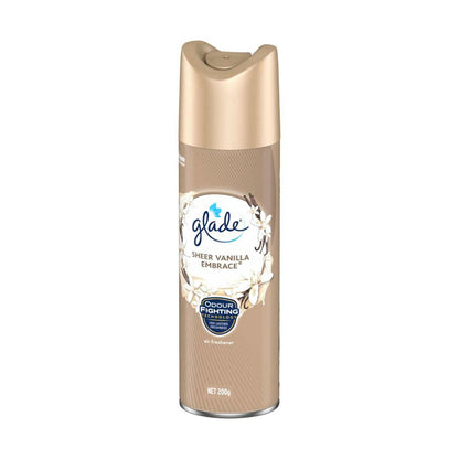 Glade Aerosol Air Freshener Essence Of Vanilla - 200g
