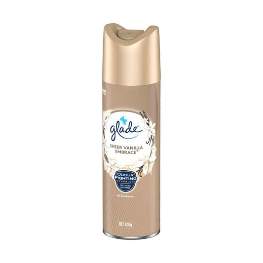 Glade Aerosol Air Freshener Essence Of Vanilla - 200g