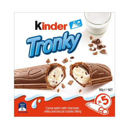 Kinder Tronky Multipack Biscuit Bars 5 Pack - 90g