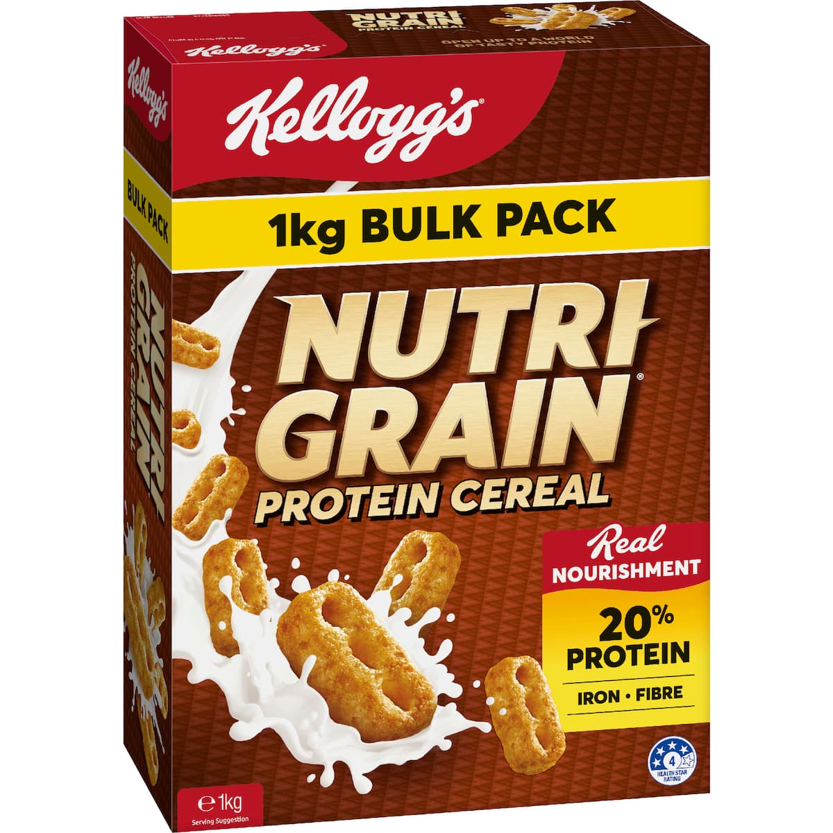 Kellogg's Nutri Grain Protein Breakfast Cereal Bulk Pack 1kg