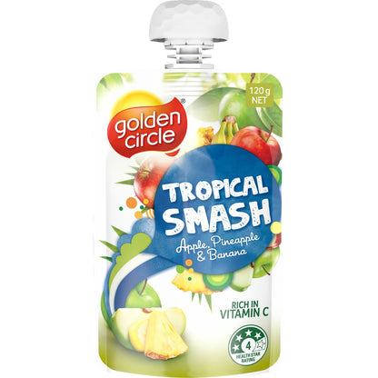 Golden Circle Tropical Smash Fruit Pouch 120g