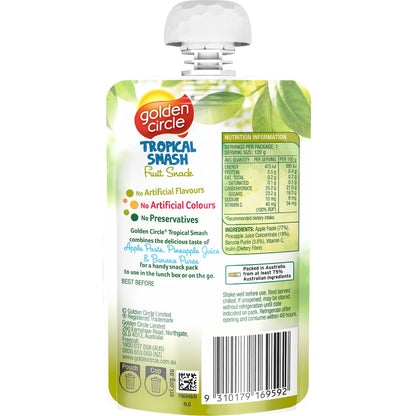 Golden Circle Tropical Smash Fruit Pouch 120g