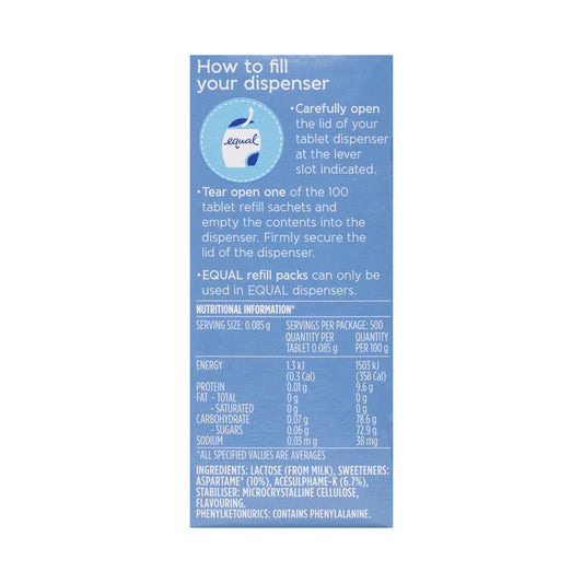 Equal Sweetener Tablets Refill - 500 pack