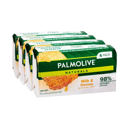 Palmolive Naturals Soap Milk & Honey - 4 Pack