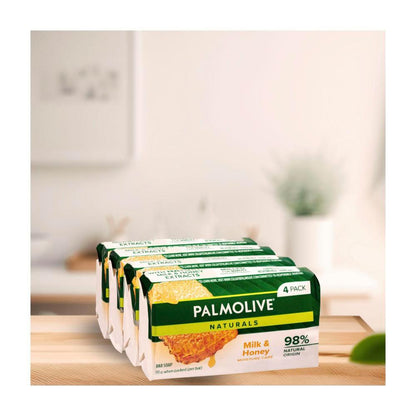 Palmolive Naturals Soap Milk & Honey - 4 Pack