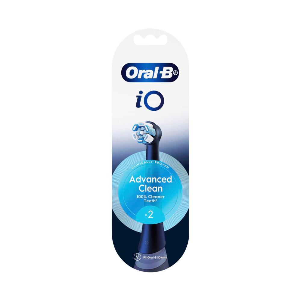 Oral B Io Ultimate Clean Electric Toothbrush Replacement Head Bl ... 2 Pack