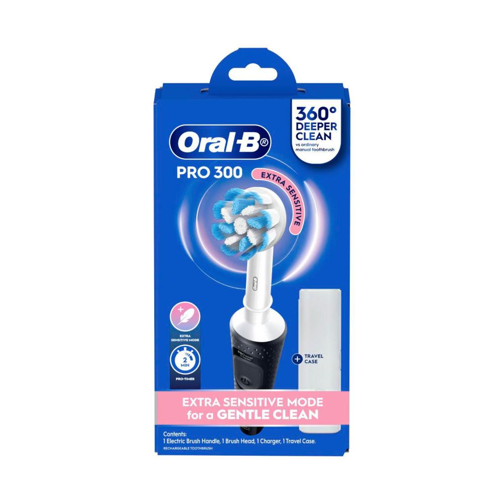 Oral B Pro 300 Precision Clean Electric Toothbrush Black - 1 Pack