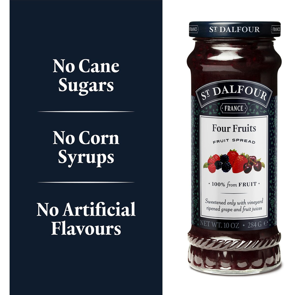 St Dalfour Four Fruits 284g
