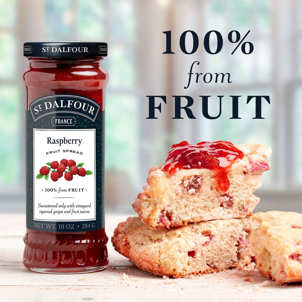 St Dalfour Raspberry 284g