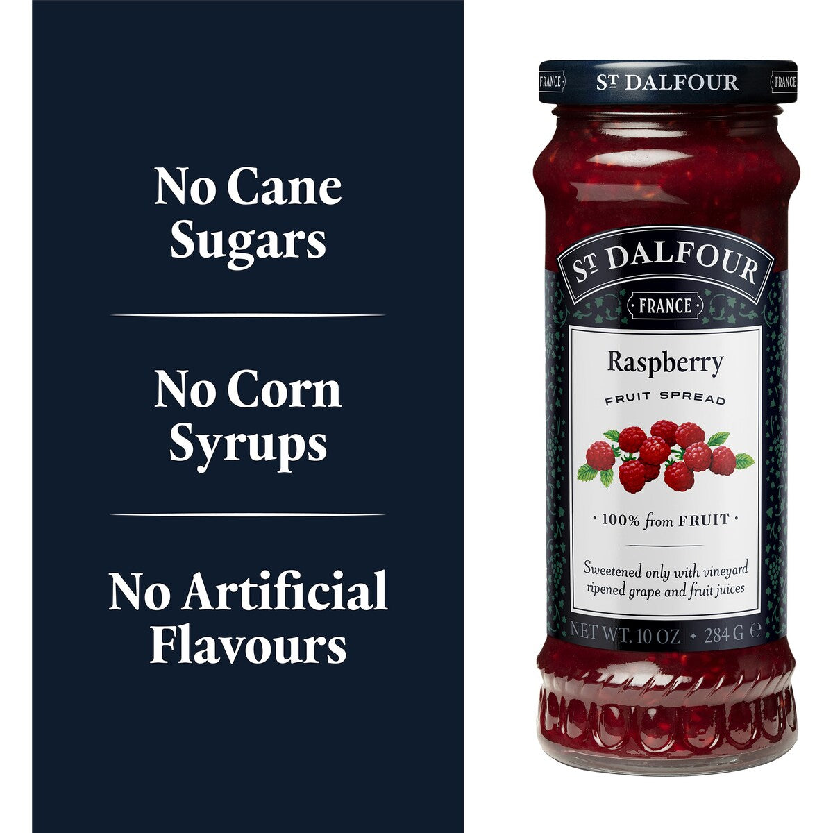 St Dalfour Raspberry 284g